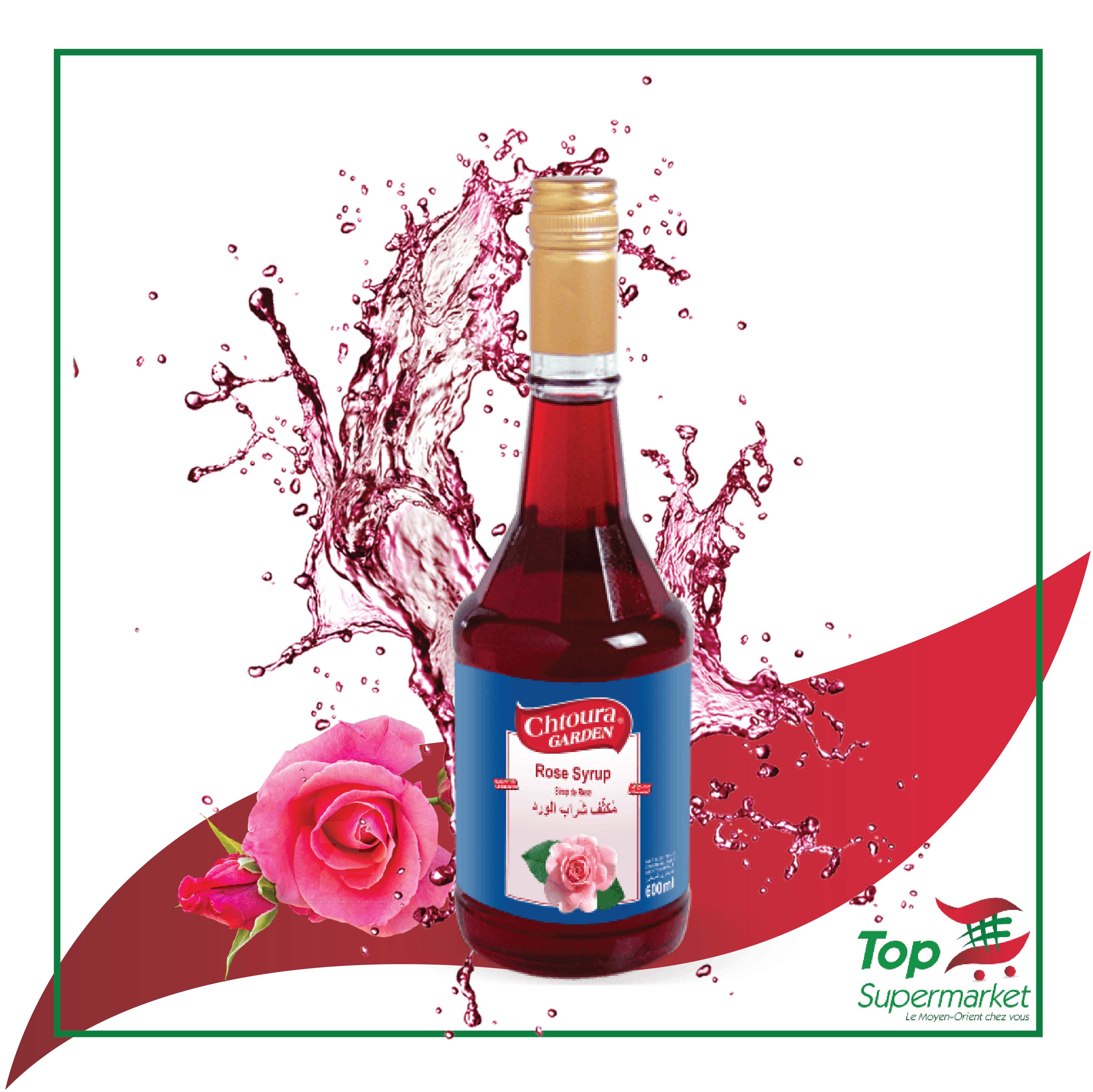 Chtoura Garden Sirop de Rose 600ml